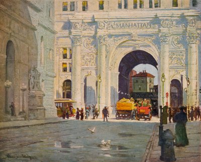 シティ・ゲート」、1917年頃 作： William Jean Beauley