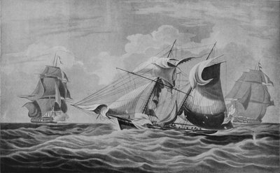 武装商船捕獲、c1813 作： William John Huggins