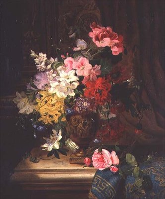 花の静物画 作： William John Wainwright