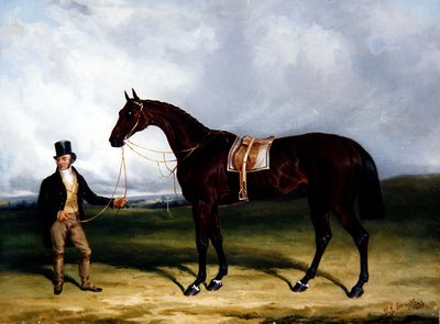 ダービーを制したベイ・ミドルトン 作： William Joseph Shayer