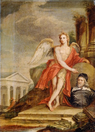 The Genius of Architecture holding a Portrait of Inigo Jones (oil on canvas)   1457771   ja       japanese Successfully Translated  Original: Cock And Hen (ink and colour on silk) Translat: Cock And Hen (ink and colour on silk) 1450770 ja japanese Successf 作： William Kent