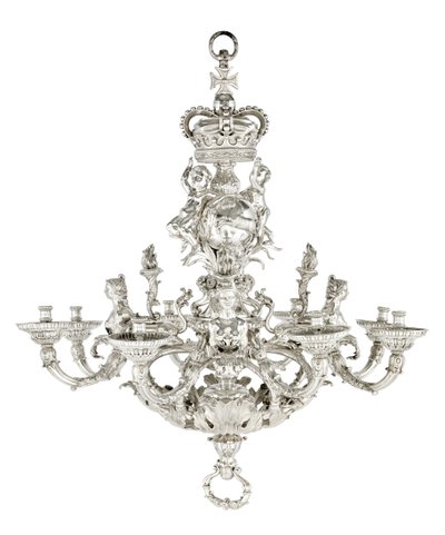 ジバンシーロイヤルハノーバーシャンデリア、1736年 作： William Kent