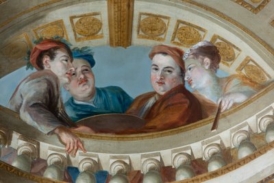 王の階段の天井、ケンジントン宮殿、ロンドン 作： William Kent