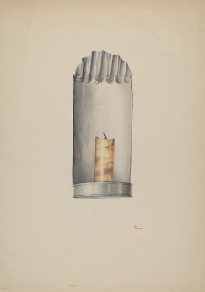 キャンドルホルダー、1940年頃 作： William Kieckhofel
