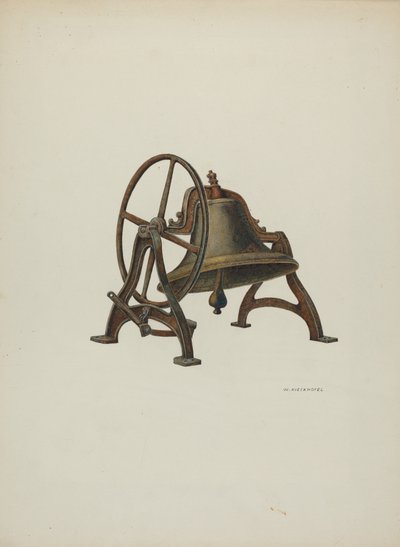 小学校の鐘、1940年 作： William Kieckhofel