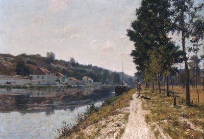 ロイン川の銀行、ca。 1894-97。 作： William Lamb Picknell