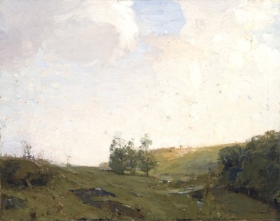 三つの木」 19世紀末から20世紀初頭の作品。 作： William Langson Lathrop