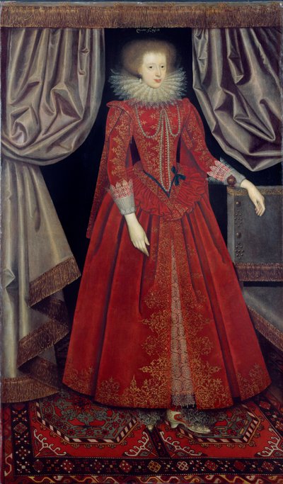 Catherine Knevet、1615年頃（キャンバスに油彩） 作： William Larkin