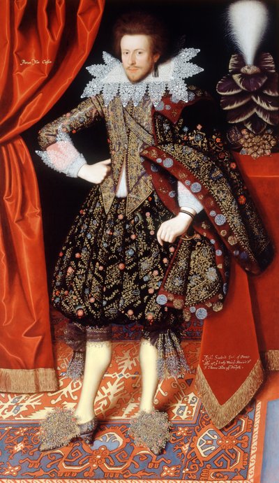 Edward Sackville c.1613（キャンバスに油彩） 作： William Larkin