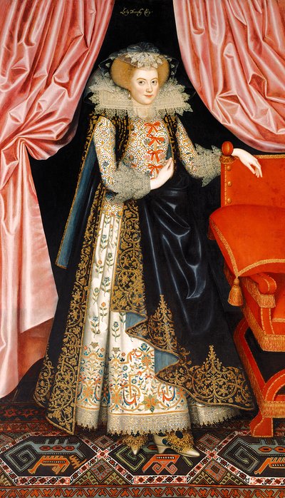 Todennäköisesti Elizabeth Cary, os Tanfield, n. 1615 (öljy kankaalle) 作： William Larkin