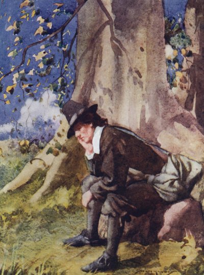 Izaak Walton による The Compleat Angler のイラスト (カラー リソ) 作： William Lee Hankey