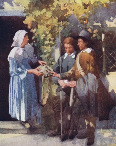 Izaak Walton による The Compleat Angler のイラスト (カラー リソ) 作： William Lee Hankey