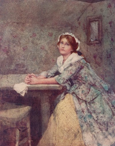 Oliver Goldsmith による The Deserted Village のイラスト (カラーリソ) 作： William Lee Hankey