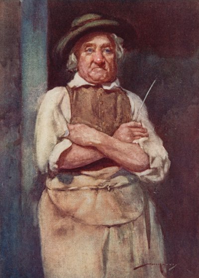 Oliver Goldsmith による The Deserted Village のイラスト (カラーリソ) 作： William Lee Hankey