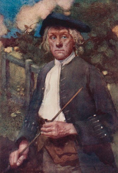 Oliver Goldsmith による The Deserted Village のイラスト (カラーリソ) 作： William Lee Hankey