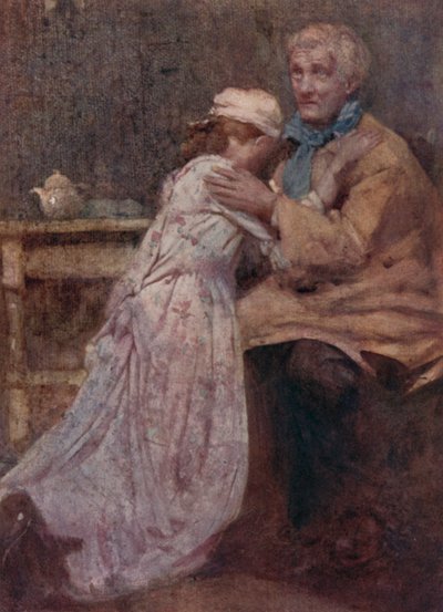Oliver Goldsmith による The Deserted Village のイラスト (カラーリソ) 作： William Lee Hankey