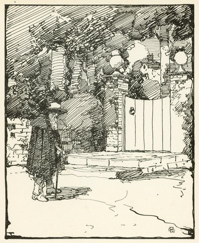 Oliver Goldsmith による The Deserted Village のイラスト (カラーリソ) 作： William Lee Hankey