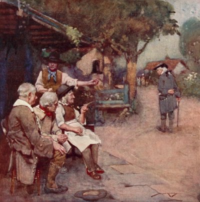 Oliver Goldsmith による The Deserted Village のイラスト (カラーリソ) 作： William Lee Hankey