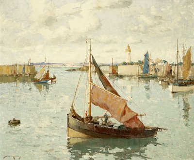 セーヌ河口付近 作： William Lee Hankey