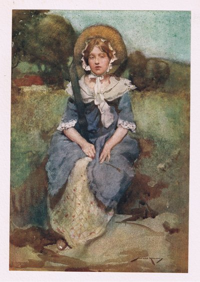 Vähentää jokaista lainattua viehätysvoimaa, jonka mekko tarjoaa, jakaa nyt taiteen kanssa silmiensä voiton (väri litho) 作： William Lee Hankey
