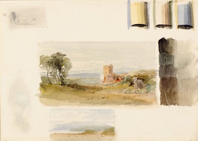 配色を工夫した風景画レッスン 作： William Leighton Leitch