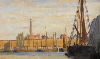 大陸の港、1890 作： William Lionel Wyllie