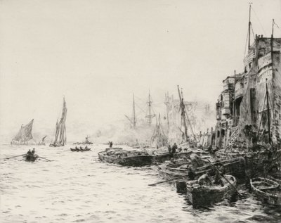 オールドライムハウス 作： William Lionel Wyllie