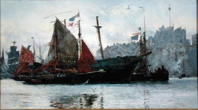 ラムズゲート・ハーバー 作： William Lionel Wyllie
