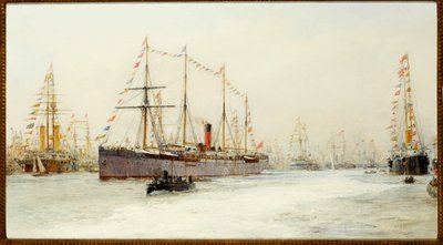 1897年のダイヤモンドジュビリーレビュー 作： William Lionel Wyllie