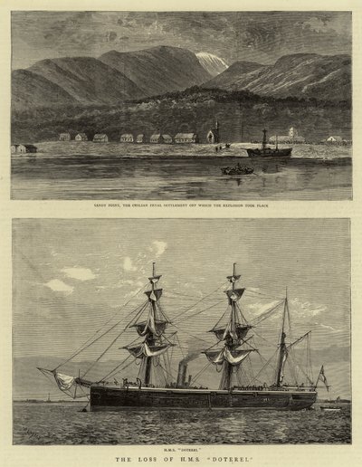 HMSドテレルの喪失 作： William Lionel Wyllie
