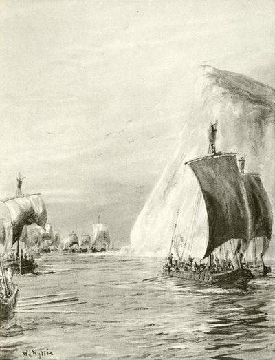 『男の潮流』（グラビア） 作： William Lionel Wyllie