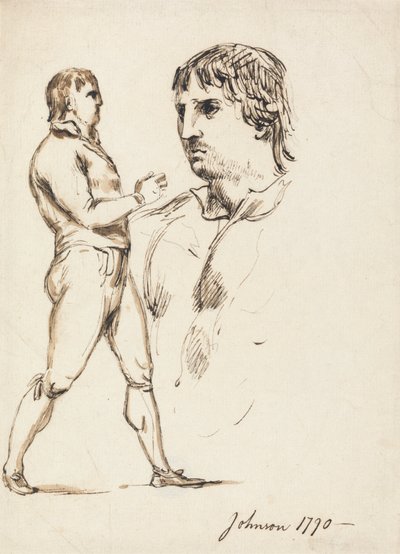 Pugilist Johnsonin muotokuva 作： William Lock Ii