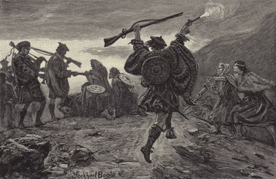 氏族から歓迎されたロブ・ロイ 作： William Lockhart Bogle