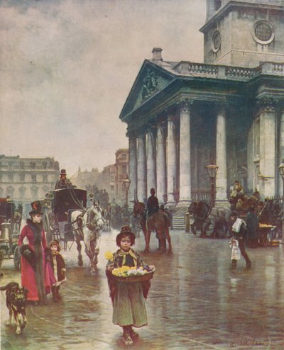 セントマーチンズインザフィールズ、1888年、c1915 作： William Logsdail