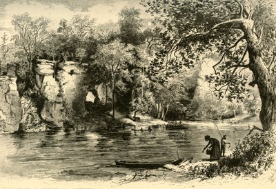 エグルストンズ・スプリングスのニュー・リバー」、1872年。   作： William Ludwell Sheppard