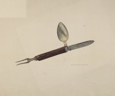 カトラリーキット、1941年頃。 作： William Ludwig