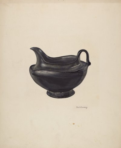 モラヴィアン投手、1938年 作： William Ludwig