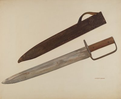 トレンチナイフとシース、1941年頃。 作： William Ludwig