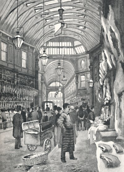 Leadenhall Market、1891 作： William Luker