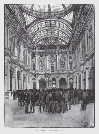 On Change, Royal Exchange (litho) 作： William Luker