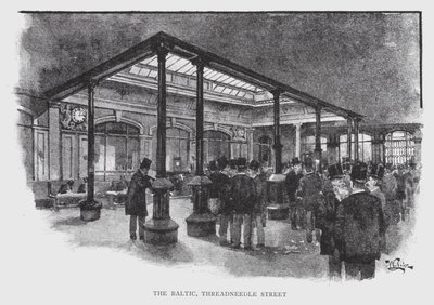 The Baltic, Threadneedle Street (litho) 作： William Luker