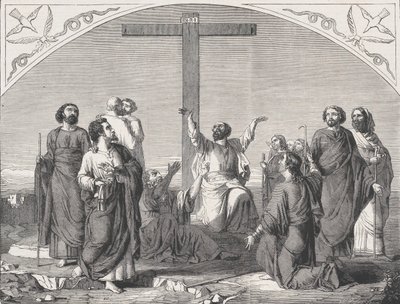 使徒の使命、1865 年 10 月 30 日付のイラストレイテッド ロンドン ニュースより。 作： William Luson Thomas