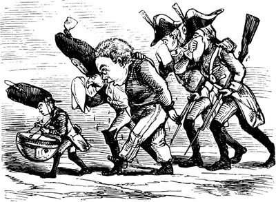 ウィリアム・サッカレイ作の「バラと指輪」の挿絵、1855年。 作： William Makepeace Thackeray