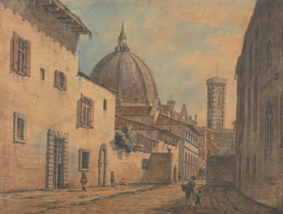 Firenzen katu, jonka taustalla on Duomo ja Campanile 作： William Marlow