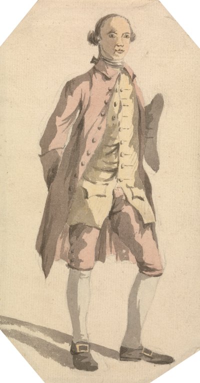 Homem de Corpo Inteiro com Chapéu Tricorn sob o Braço Esquerdo 作： William Marlow