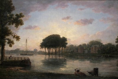 オーリンズハウス、トゥイッケナム、ミドルセックス、1800年頃 作： William Marlow