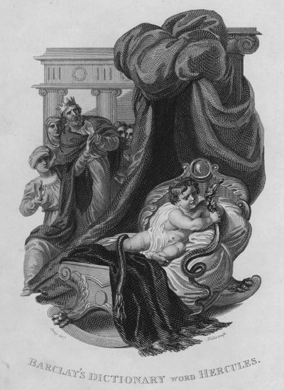 バークレイズ辞書、単語：ヘラクレス（刻印 作： William Marshall (after) Craig