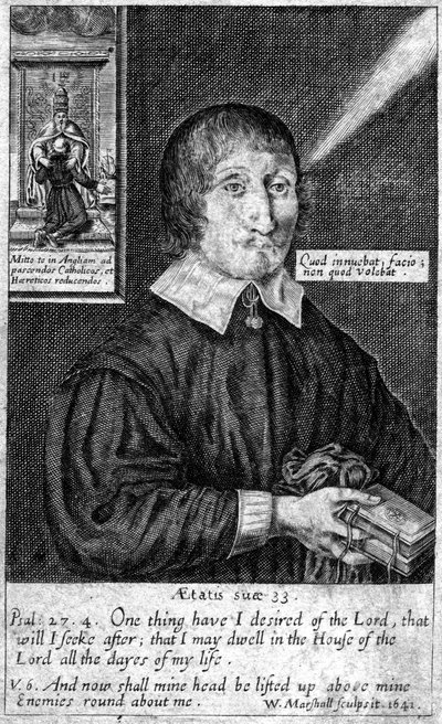 リチャードカーペンターc1604-c1670、司祭と背教者、1641年。 作： William Marshall
