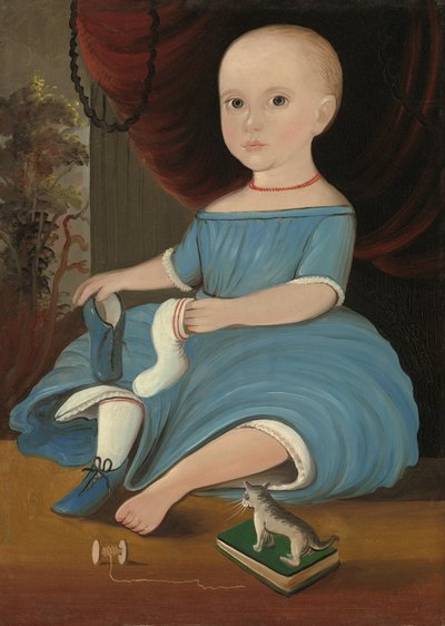ブルーの赤ちゃん、1845年頃 作： William Matthew Prior