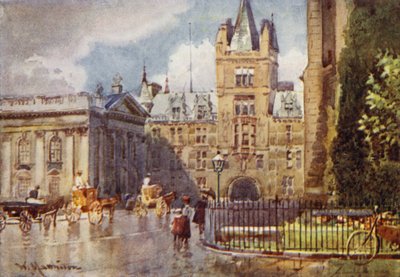 カイウスカレッジとセントメアリーズパッセージの上院 作： William Matthison
